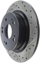 StopTech 09-10 Acura TSX / 08-10 Honda Accord Coupe/05-10 Sedan Left Rear Slotted & Drilled Rotor-8