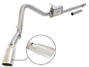 aFe MACHForce XP Exhaust 3in-3.5in SS Single Side Ext CB w/ Polish Tip 99-04 Ford F-250 V8 5.4L/6.8L-1