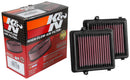 K&N 16-17 Honda CRF1000L Africa Twin 998 Replacement Drop In Air Filter (2 Per Box)-5