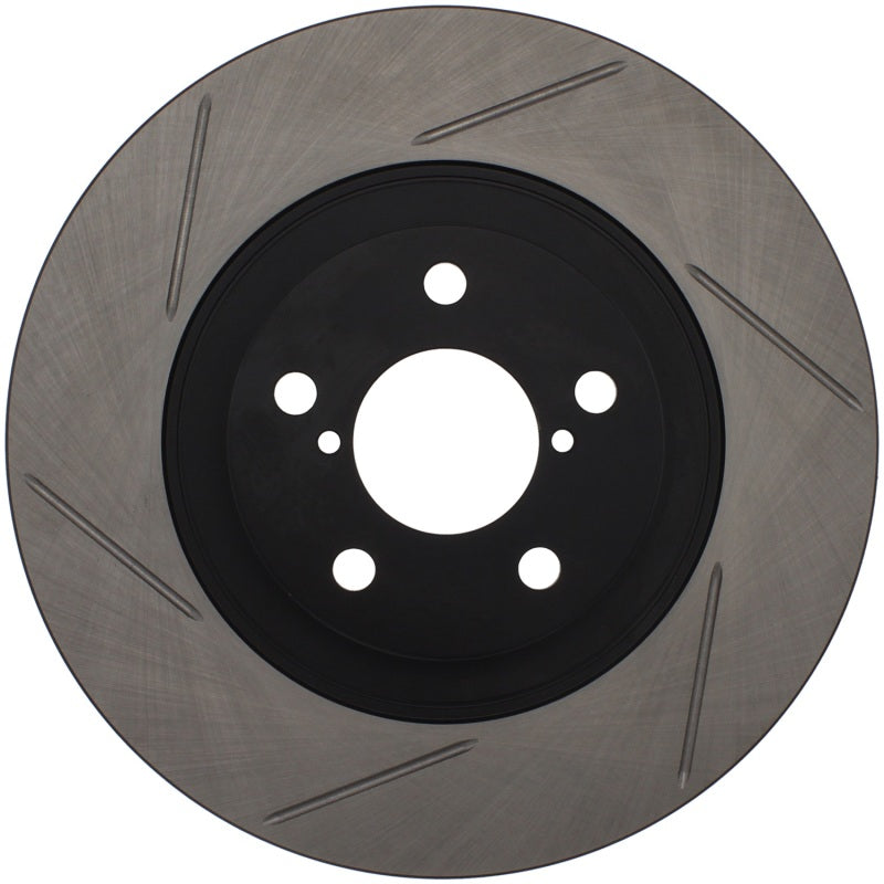 StopTech Power Slot 06-08 Subaru Legacy / 13 Scion FR-S / 13 Subaru BRZ Front Left Slotted Rotor - 0