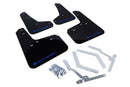 Rally Armor 12-19 Ford Focus ST / 16-19 RS Black Mud Flap w/Blue Logo-1