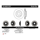 Stoptech Acura & Honda Civic/Del Sol Front CRYO-STOP Rotor-7