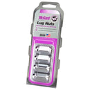 McGard Hex Lug Nut (Cone Seat) M12X1.25 / 13/16 Hex / 1.28in. Length (4-Pack) - Chrome-7