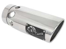 aFe Large Bore-HD 3in 409-SS DPF-Back Exhaust System w/ Polished Tip 14-19 RAM 1500 V6 3.0L (td) - 0