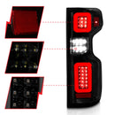 ANZO 19-21 Chevy Silverado Full LED Taillights Black Housing Smoke Lens G2 (w/C light Bars)-12