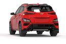 Rally Armor 22-23 Hyundai Kona N Black UR Mud Flap w/White Logo-5