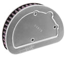 K&N Replacement Unique Air Filter 6.625in L x 4.75in W x 1.625in H with 1 Flange for Harley-Davidson-4