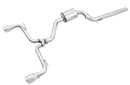 AWE Tuning Volkswagen GTI MK7.5 2.0T Track Edition Exhaust w/Chrome Silver Tips 102mm-1