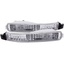 ANZO 1992-1993 Honda Accord Euro Parking Lights Chrome-3