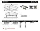 StopTech Performance 04-08 Cadillac XLR/XLR-V / 97-10 Corvette / 05-06 Pontiac GTO Front Brake Pads-3