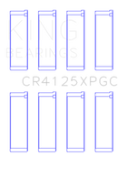 King Subaru EJ20/EJ22/EJ25 (Suites 52mm Journal Size) Tri-Metal Coated Rod Bearing Set - Size STD-1