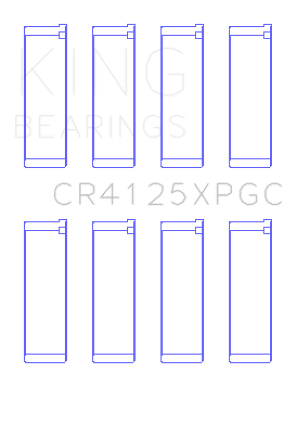 King Subaru EJ20/EJ22/EJ25 (Suites 52mm Journal Size) Tri-Metal Coated Rod Bearing Set - Size STD