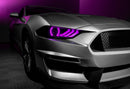 Oracle Lighting 18-23 Ford Mustang Dynamic ColorSHIFT LED Headlights - Black Series-23