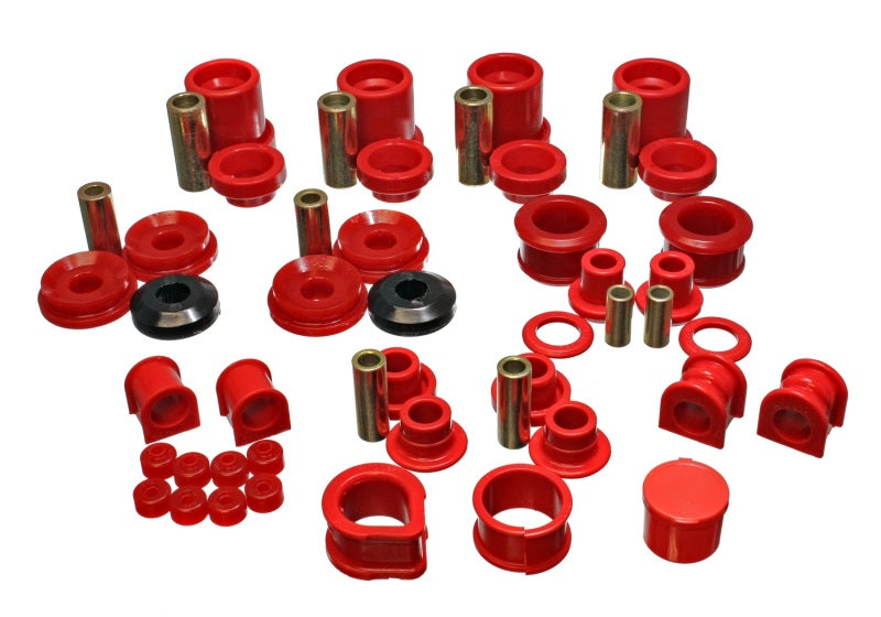 Energy Suspension 90-96 Nissan 300ZX Red Hyper-Flex Master Bushing Set (Sway bar end link bushings a - 0