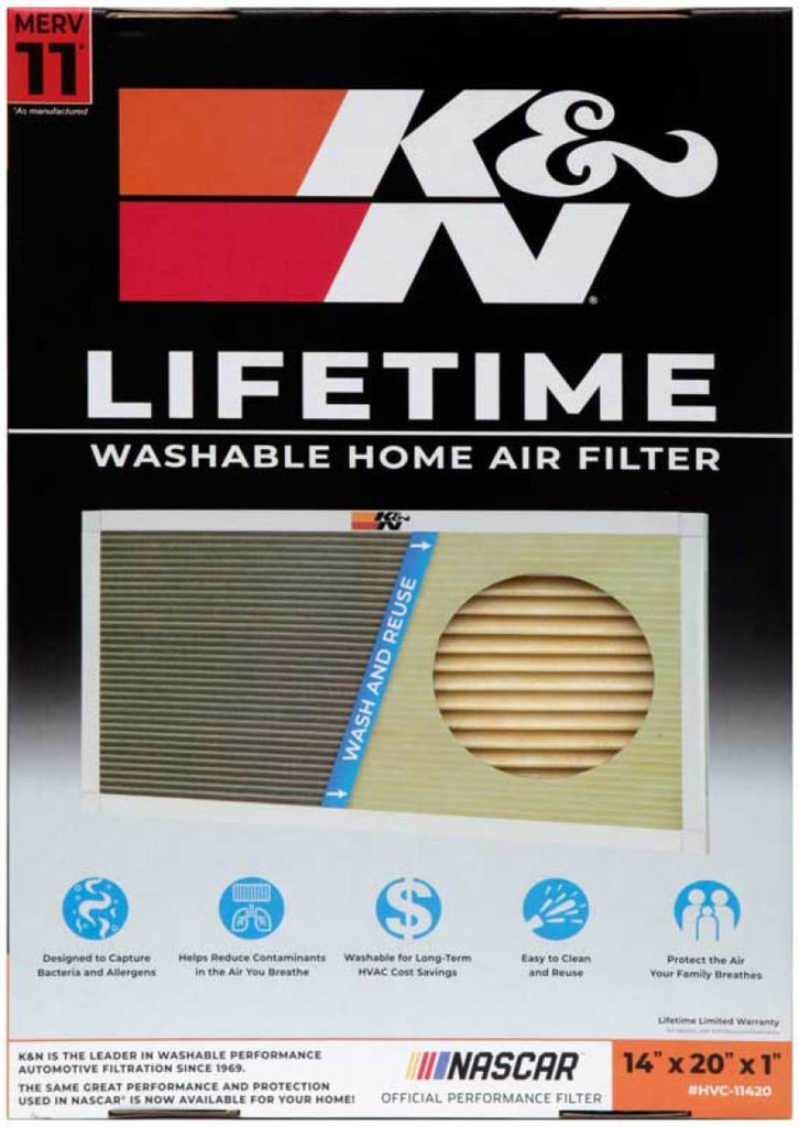 K&N HVAC Filter - 14 x 20 x 1