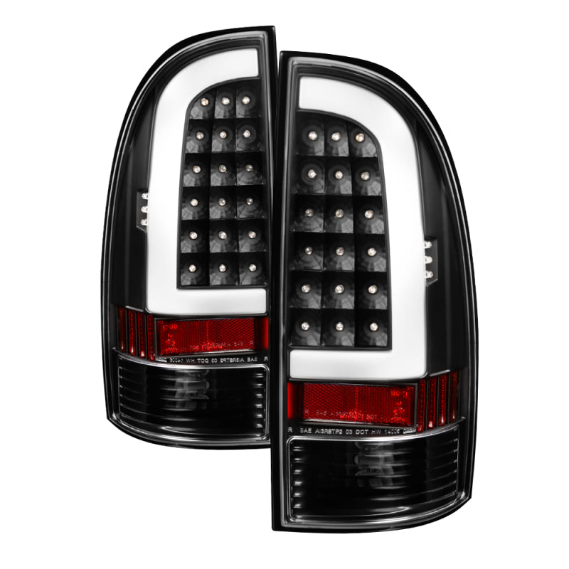 xTune Toyota Tacoma 05-15 Tail Lights - Light Bar LED - Black ALT-ON-TT05-LBLED-BK - 0