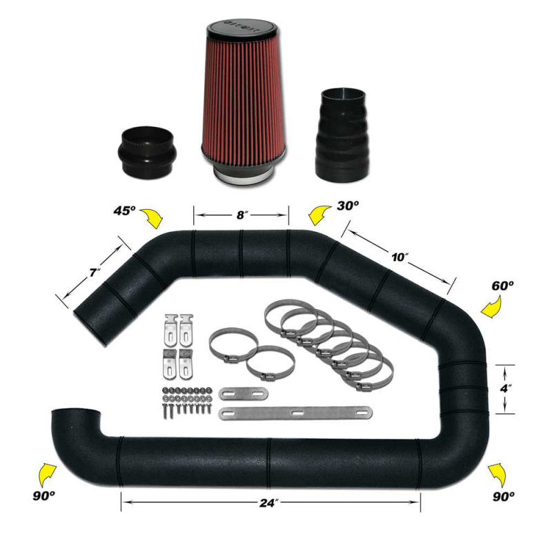 Airaid U-Build-It - Universal 4in Master Kit I w/700-470 (9in) Filter - 0