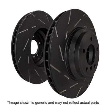 EBC Ultimax 2015+ Chevrolet SS 6.2 Rear Black Dash Sport Slotted Rotor Set - 0