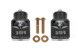 BMR Chevy SS and Pontiac G8 Motor Mount Kit (Solid Bushings) Black Hammertone