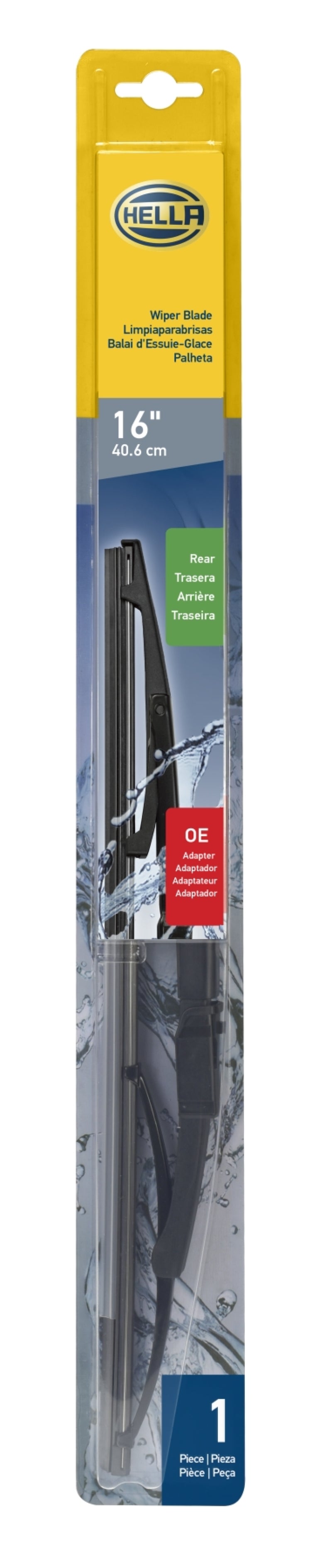 Hella Rear OE Wiper Blade 16in - Single - 0