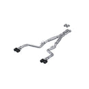 MBRP 17-Up Dodge Challenger 5.7L/6.2L/6.4L Carbon Fiber Quad Tip T304 Catback Exhaust-2