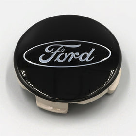 Ford Racing Ford Truck/SUV Black And Chrome Wheel Center Cap Kit - 0