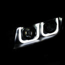 ANZO 2014-2015 Chevrolet Camaro Projector Headlights w/ U-Bar Black-5
