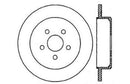 StopTech 03-09 Chrysler PTCruiser Tur / 03-05 Dodge Neon SRT-4 Rear Right Slotted & Drilled Rotor-3
