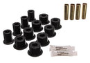 Energy Suspension 95-97 Toyota Tacoma / 89 4Runner / 89-95 Pick Up Black Rear Leaf Spring Shackle Bu-2