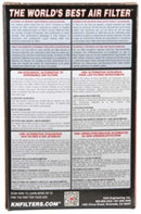 K&N Universal Chrome Filter 2 1/8in FLG / 4in x 3in Bottom / 2in Top / 2 3/4in Height (2 Per Box)-8