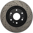 StopTech 05-10 GMC Sierra 1500 (w Rear Drum) / 07-09 GMC Yukon Front Right Slotted & Drilled Rotor-13