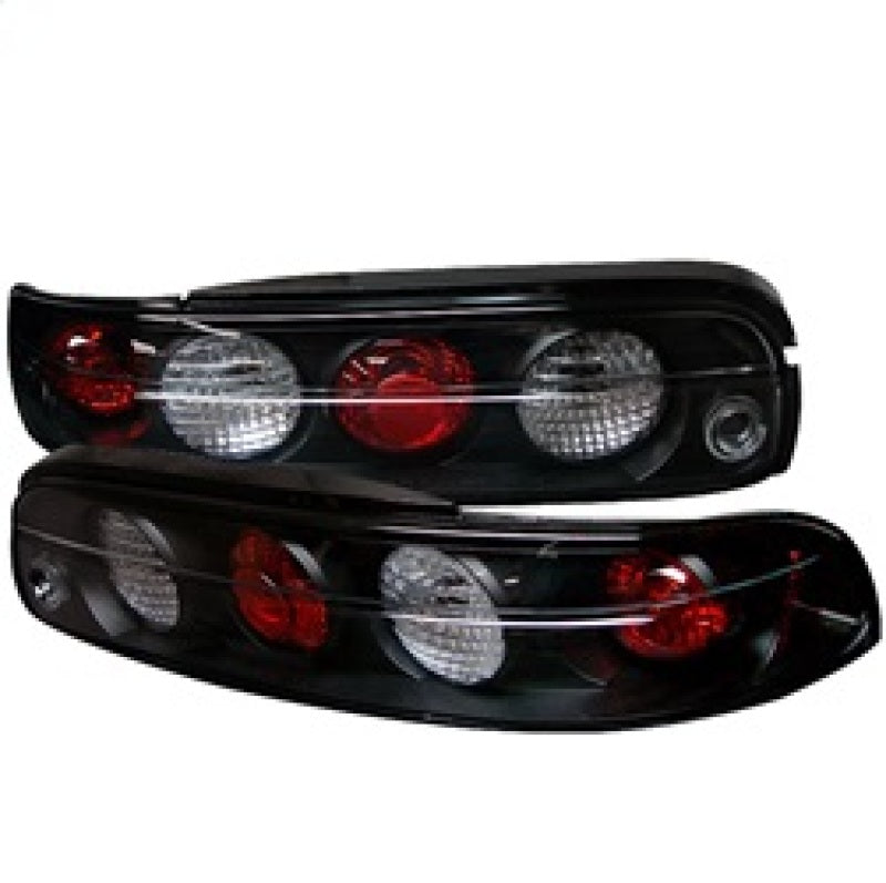 Spyder Lexus SC 300/SC 400 95-00 Euro Style Tail Lights Black ALT-YD-LSC300-BK - 0