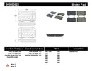 StopTech Performance 00-06 Jaguar S Typre R / XJ R / XJR-S / XJ Sport Rear Brake Pads-12