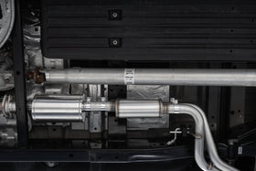 MBRP 2021+ Ford F150 Aluminized Dual Pre-Axle (Street Profile) 2.5in OD Tips 3in Cat Back Exhaust - 0