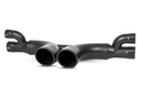 MBRP 14-19 Porsche GT3/GT3RS 3in Center Muffler Bypass 4in Tips - Black Coated-5