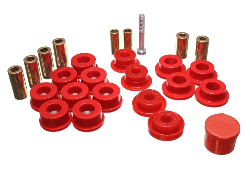 Energy Suspension Control Arm Bushings - Front - Red - 0