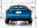 AWE Tuning Audi B9.5 RS5 Sportback Non-Resonated Touring Edition Exhaust - RS-Style Diamond Blk Tips-4