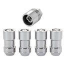 McGard Wheel Lock Nut Set - 4pk. (Cone Seat) 9/16-18 / 7/8 Hex / 1.765in. Length - Chrome-4