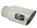 aFe ATLAS 5in DPF-Back Alum Steel Exhaust System w/Polished Tip 19-20 Ram Diesel Trucks L6-6.7L (td)-3