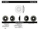 StopTech 90-01 Acura Integra (exc. Type R) / 01-05 Honda Civic / 07+ Honda Fit / 93-97 Del Sol VTEC-13
