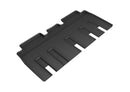3D MAXpider 2017-2020 Tesla Model X Folding 7-Seats Kagu 2nd Row Floormats - Black-1