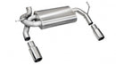 Corsa 2007-2011 Jeep Wrangler 3.8L/12-14 Wrangler 3.6L Polished Sport Axle-Back Exhaust-2