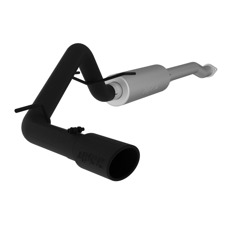 MBRP 2016 Toyota Tacoma 3.5L Cat Back Single Side Exit Black Exhaust System - 0