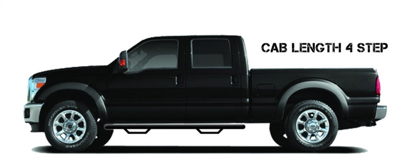 N-Fab Nerf Step 07-17 Toyota Tundra Double Cab - Tex. Black - Cab Length - 3in - 0