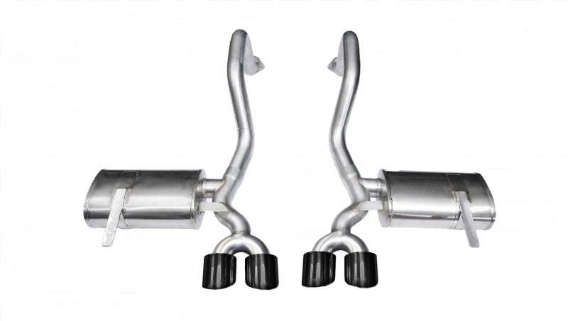 Corsa 1997-2004 Chevrolet Corvette C5 Z06 5.7L V8 Black Xtreme Axle-Back Exhaust - 0