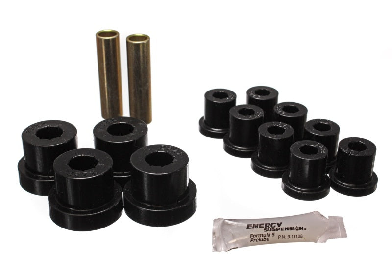 Energy Suspension Jeep Spring Bushing Set - Black - 0