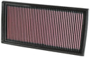 K&N 08 Mercedes Benz CLK63 AMG 6.3L Drop In Air Filter-2