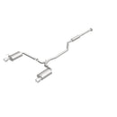 MagnaFlow Sys C/B 2015 Honda Accord 3.5L V6 2.5in SS Dual Split Rear Polished 4.5 Tip-44