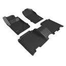 3D MAXpider 21-24 Ford Bronco Kagu Floor Mat 1st/2nd Row - Black-1