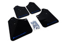 Rally Armor 02-07 Subaru WRX/STI/RS/2.5i (Wagons Req. Mod.) Black UR Mud Flap w/Blue Logo-1
